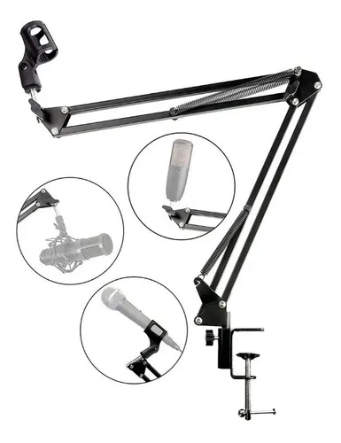 comprar Soporte de mesa Knup, micrófono de condensador articulable