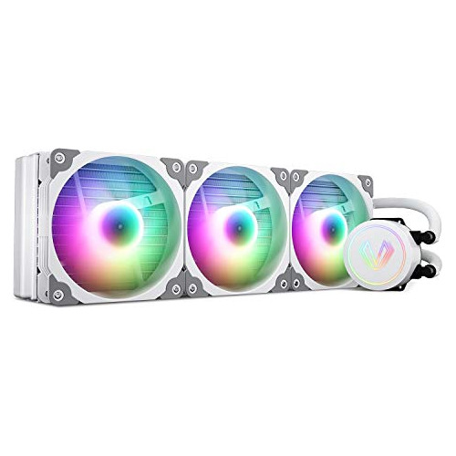 Vetroo V360 Blanco 360 Mm Cpu Enfriador De Agua Líquido Amd