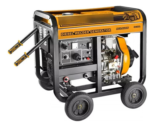 Generador Diesel 4,6kw Moto Soldadora 180 Cargador 12v Ingco