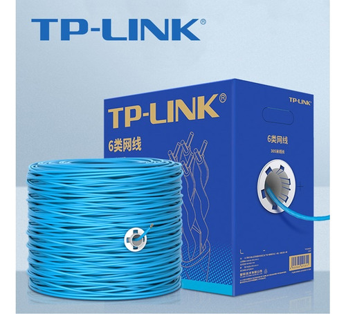 Cable Utp Tp-link Cat6 100 Metros 100% Cobre Original