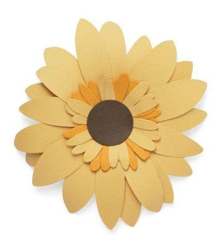 Sizzix - Faca Bigz - Flores E Sol By Olivia Rose