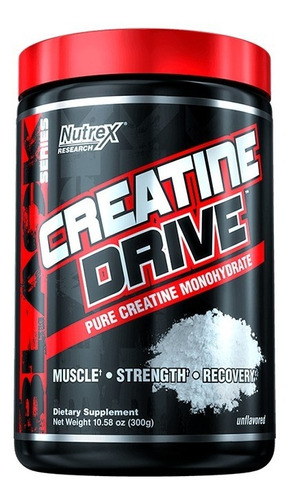 Nutrex - Creatina Drive Monohidratada 300 Gr. 60 Servicios