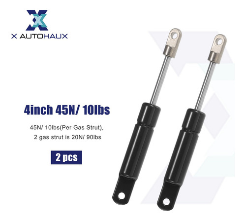 2 Amortiguador Para Universal 4inch 10ibs/45n Black