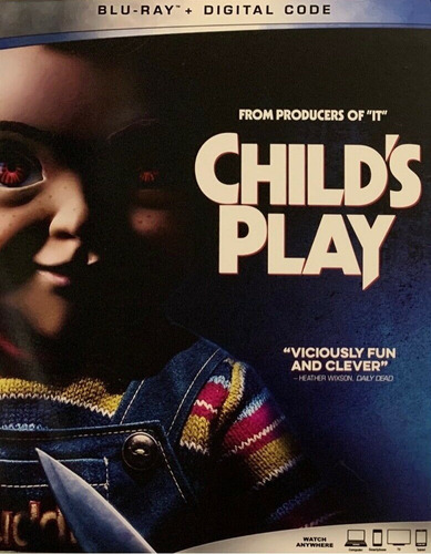 Chucky El Muñeco Diabolico Childs Play 2019 Pelicula Blu-ray