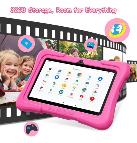 Tablet Para Niños 7 Pulgadas 3g De Ram 32gb Memoria Android Rosa