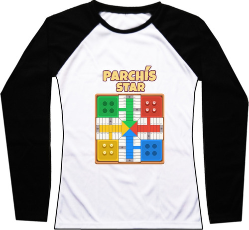 Buzo Parchis Star Gamer Juego Dama Raglan Bca Urbanoz