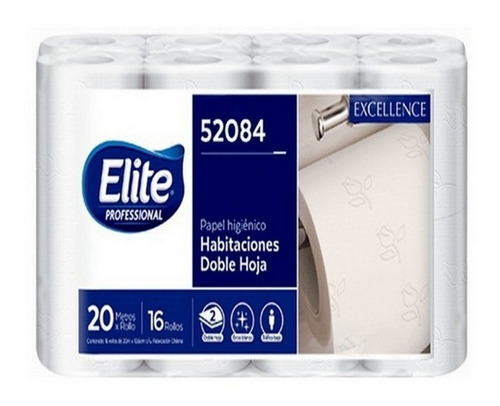 Papel Higiénico Elite 20mts 48 Rollos 12x4 - Ip504