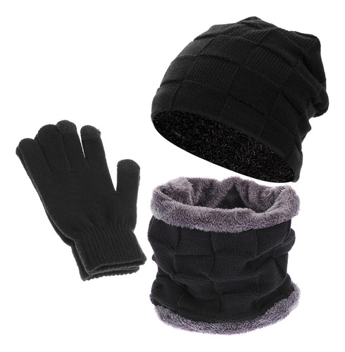 Set De Guantes Para Bufanda Beanies, Gorro De Punto, Calenta