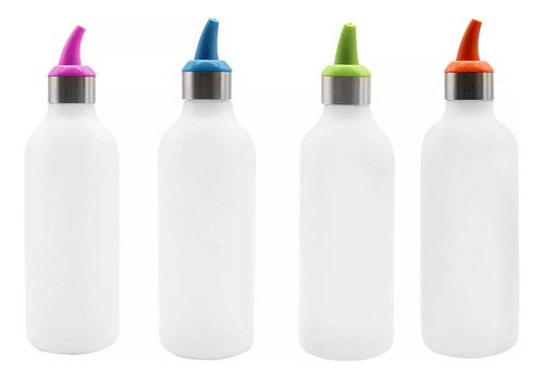 3 Botellas Dispensadoras De Condimentos Para Salsa Cocina