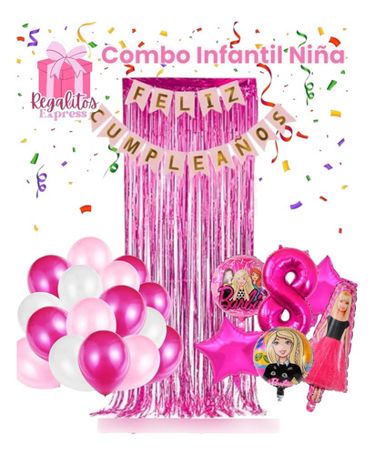 Combo De Cumpleaños Para Niñas