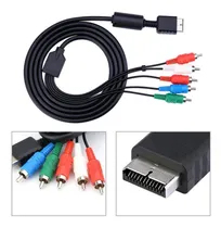 Comprar Cabo Vídeo Componente Ps2, Ps3 Ponta Prata Alta Definição