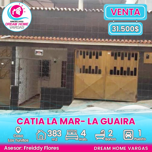 Casa En Venta Las Tunitas, Catia La Mar  La Guaira 