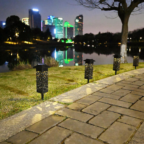 Lámpara Solar Para Jardín Con Estaca, Multiusos, Con