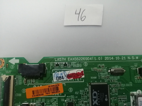 46. Tarjeta (main) Ebt63481916 Tv LG 49lf5500ua (Usado)