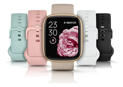 Smartwatch X-watch Prisma Troca Pulseiras Faz Ligações Rose Gold