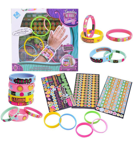 Imagen 6 de 8 de Juego Pulseras Para Decorar Stickers Nena New 7262 Bigshop