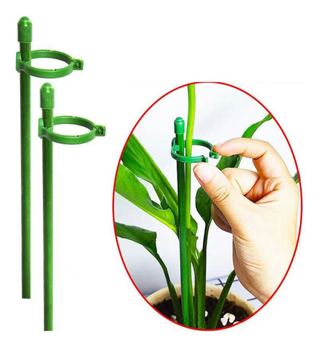 Estacas Ajustables Para Soporte De Plantas De Un Solo Tallo