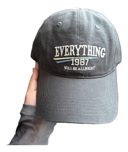 Gorra De Béisbol De Algodón Lavado Estilo Retro Americano