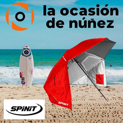 Imagen 4 de 7 de Carpa Sombrilla Rompeviento Spinit 250 Cm Reforzada Parasol