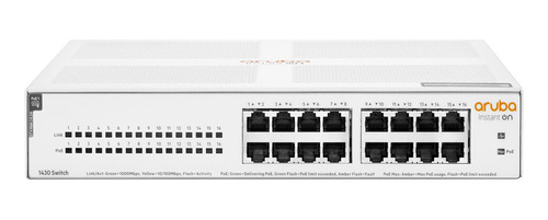 Switch Hp 1430 16g Cl4 Poe 124w - R8r48a