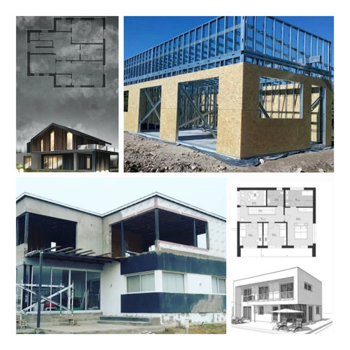 Casas Estructural Estilo Prefabricada.