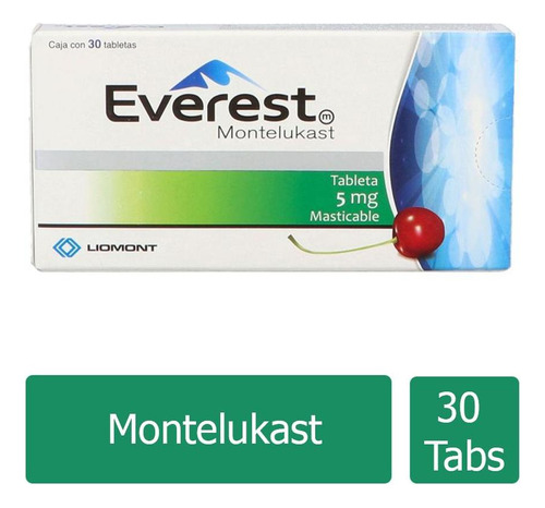 Everest Mastibles 5 Mg Caja Con 30 Tabletas