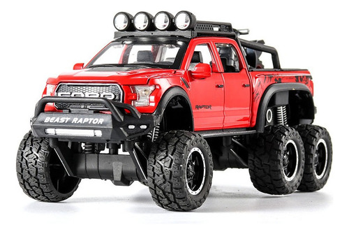 Ford Raptor F150 Edición Tuning Coches De Metal En Miniatura