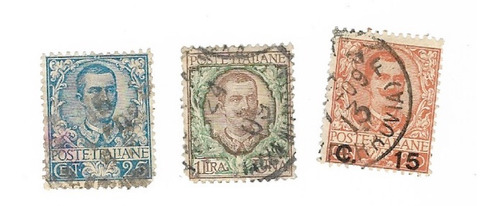 Lt1727. Lote De 3 Sellos Del Reino De Italia, 1901-1905