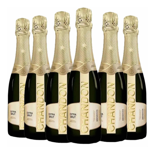 Chandon Extra Brut 750 Ml Champagne Pack 6 Unidades 