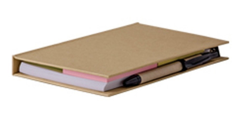 Imagen 4 de 10 de Libreta Ecologica Con Boligrafo Y Broche