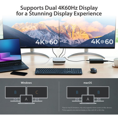 Dock Pro De Altavoz Usb-c Dual 4k J5create, Dock De Audio