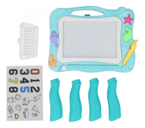 Caballete Portátil Hape De Doble Cara – Pizarra Magnética Y De Tiza – Incluye Tizas, Borrador Y Pinza – A Partir De 3 Años