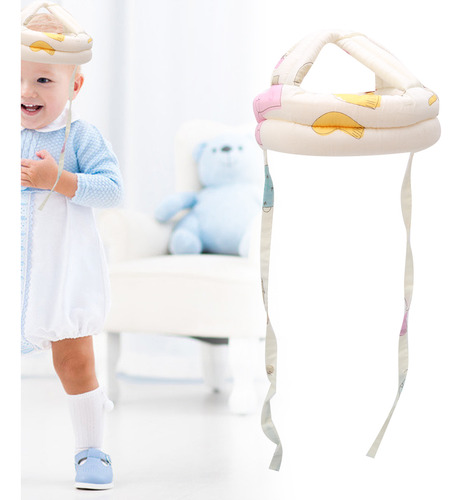 Gorro Protector De Tela Para Bebé Cómodo Anticolisión