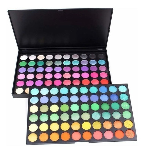 Imagen 2 de 4 de 120 Colores Paleta De Sombras Larga Duración Maquillaje