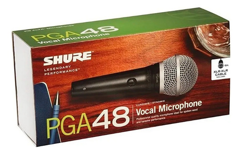 Micrófono Shure Pg Alta Series Pga48-xlr Dinámico Cardioide