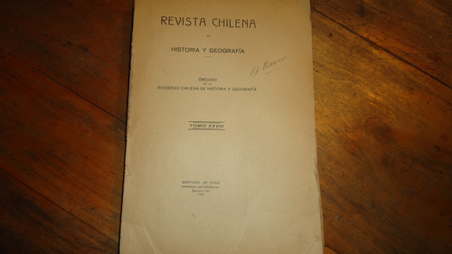 Revista Chilena De Historia Y Geografia