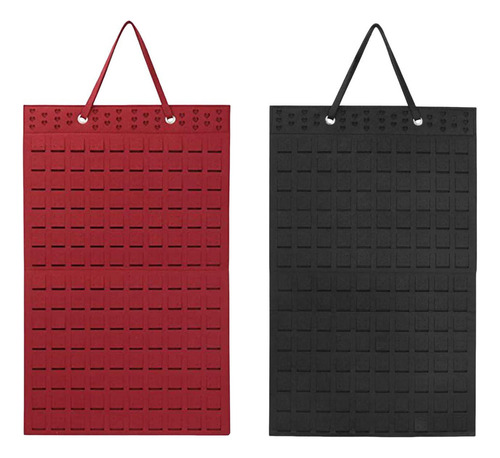 2x Organizador De Brincos De Feltro Para Pendurar Joias,