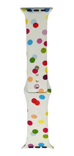 Imagen 1 de 1 de Correas Estampadas Apple Watch Reloj Smartwatch Lunares