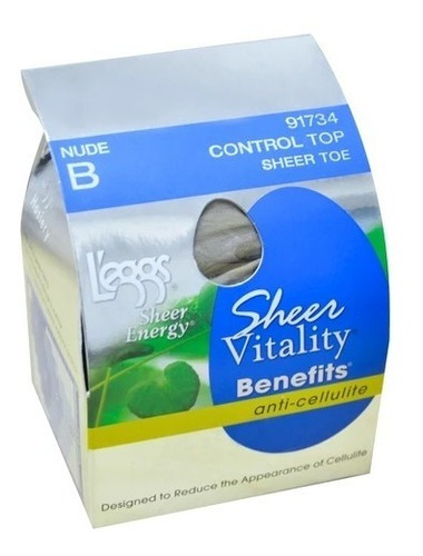 Leggs Pantis Finas De Control Anti Celulitis Sheer Vitality