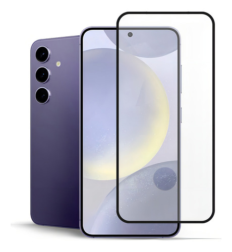 Película Vidro Com Furo Para Galaxy S24 Proteção De Tela