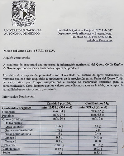 Queso Cotija Gourmet Región De Origen 1.965 Kg De Medio Tajo