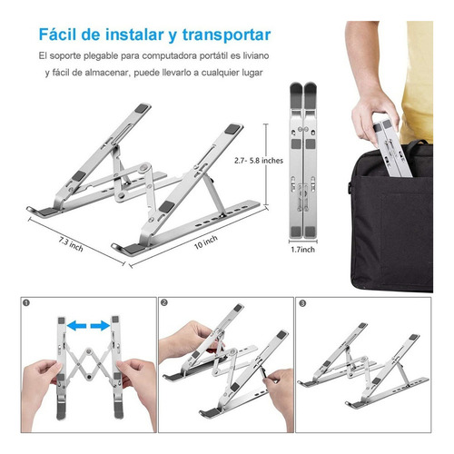 Soporte Para Accesorios Base Para Laptop Portatil Color