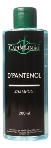 Shampoo D Pantenol Capim Limão