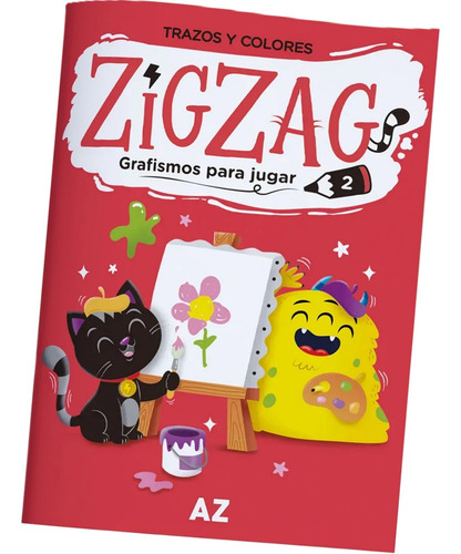 Libro Zigzag Grafismos Para Jugar 2 Nivel Inicial Ejercicios