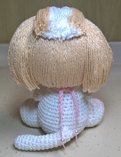 Cachorrinha Doguinha Shih Tzu Toffy Crochê Pet Amigurumi Cão