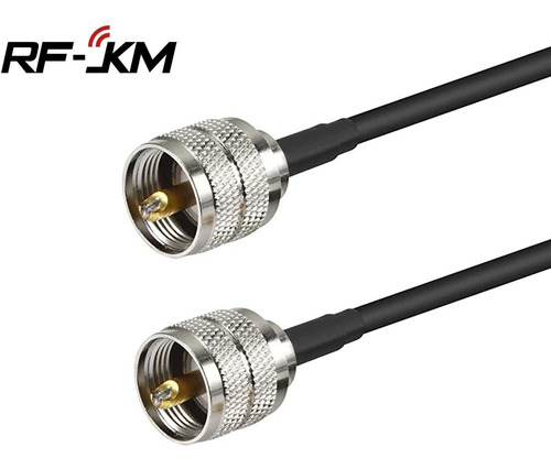 Imagen 3 de 10 de Conector Recto Cable Coaxial Pl259 Rg58 Rg142 Lmr195 Rg400