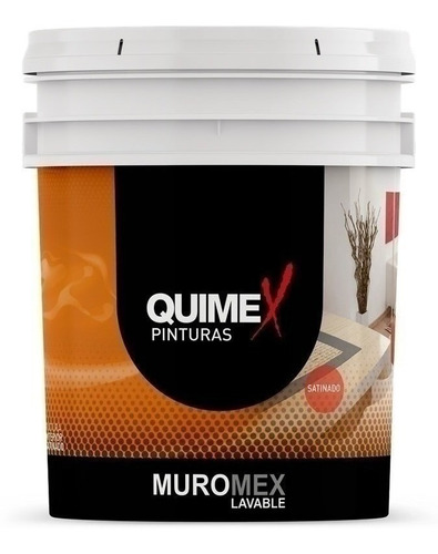 Interior Muromex Lavable Satinado 20 Litros Latex 