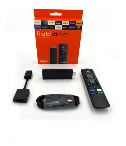 Amazon Fire Tv Stick Lite 2021 Alexa Full Hd Voz Negro Nuevo