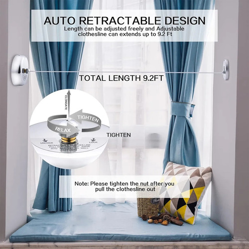 Ropa Retráctil De Acero Inoxidable