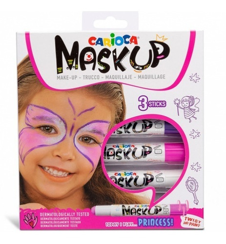 Maquillaje Pintura De Cara Carioca Mask Up Princess- Upalalá